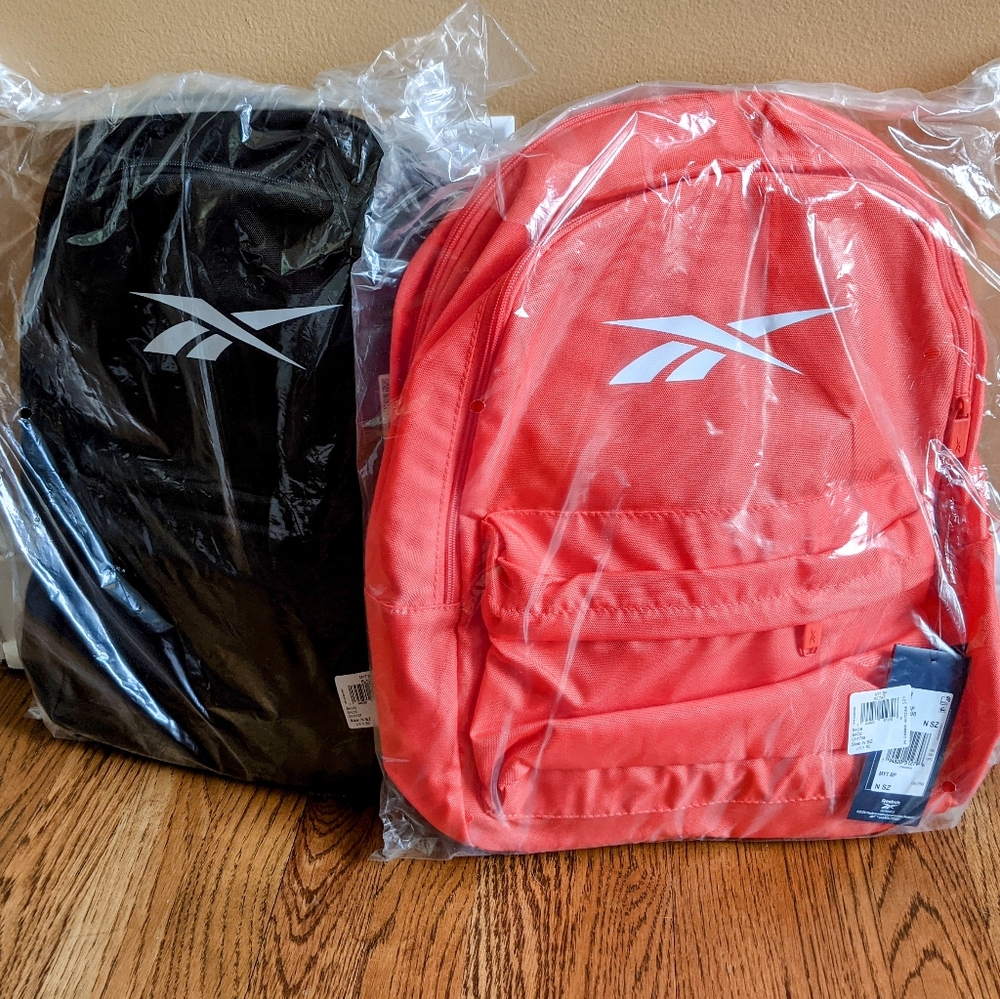 NWT Reebok Backpack - Black & Orange